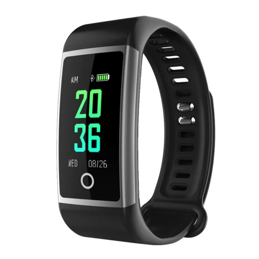 

GENBOLI M18 Smart Fitness Bracelet Watch IP67 Miband OLED Touchpad Sleep Monitor Heart Rate Bluetooth Wristband For IOS Android
