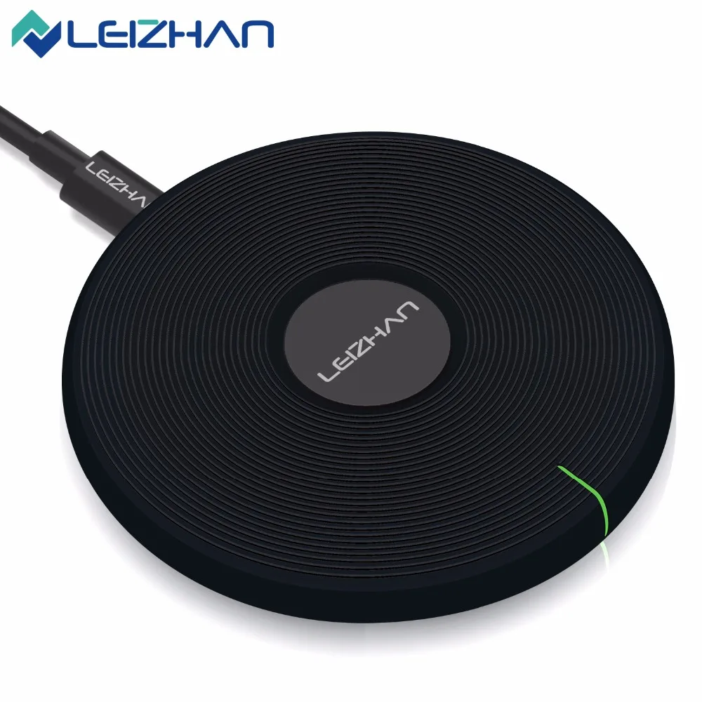 LEIZHAN Беспроводное зарядное устройство Qualcomm Quick Charge 2 0 для телефона iphone/8 plus Samsung Note