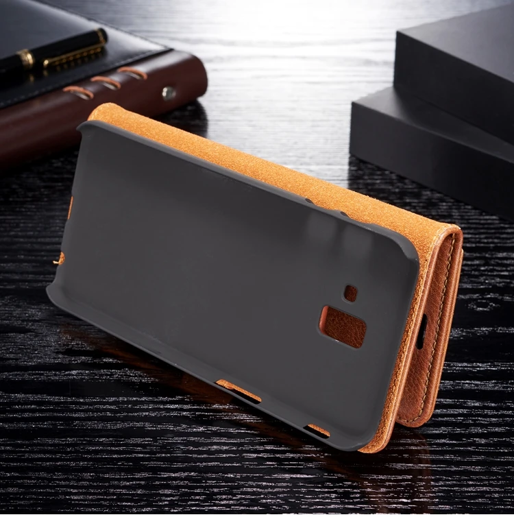 Чехол-книжка чехол для Coque samsung Galaxy J6 класса люкс из искусственной кожи чехол-кошелек для телефона для samsung Galaxy J6 плюс J6+ чехол Etui