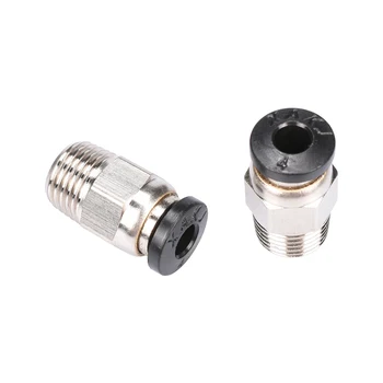 

3D Printer 3D V6 J-head Pneumatic Connectors PC4-01 1.75mm PTFE Tube quick coupler, j-head Fittings Reprap Hotend Fit