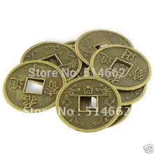 20 шт символ удачи фэн-шуй диаметр: 3,2 см монеты I Ching китайские
