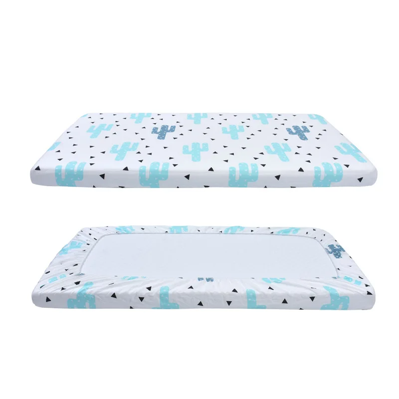 Детские мягкие бортики для кровати из хлопка, детская защита для кроватки, бамперы для кроватки с рисунком, для новорожденных, многоцветная детская кроватка, бампер, размер 130*70 см