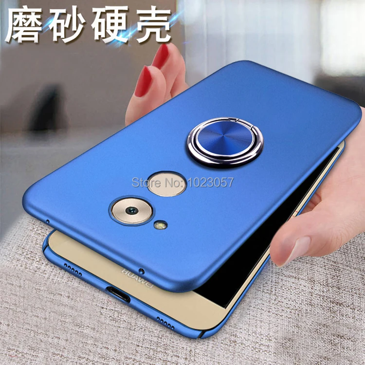 

360 Degree Ring Finger Holder Car Magnet Phone Case On Huawei Honor 6A 6C 6C Pro Stand Case Honor 6A 6C 6C Pro V9 Play