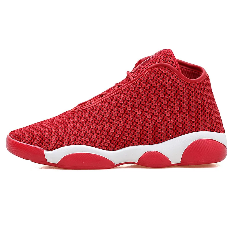 Мужская Баскетбольная обувь, спортивная коллекция, кроссовки для тренировок, высокое качество, Jordan, баскетбольные ботинки для улицы, для мальчиков, Мужская дышащая Спортивная обувь - Цвет: red