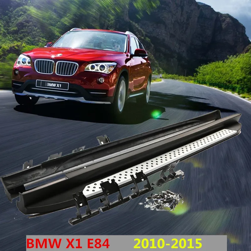 Для BMW X1 E84 2010-2015 автомобильные беговые доски авто боковые ступенчатые педали