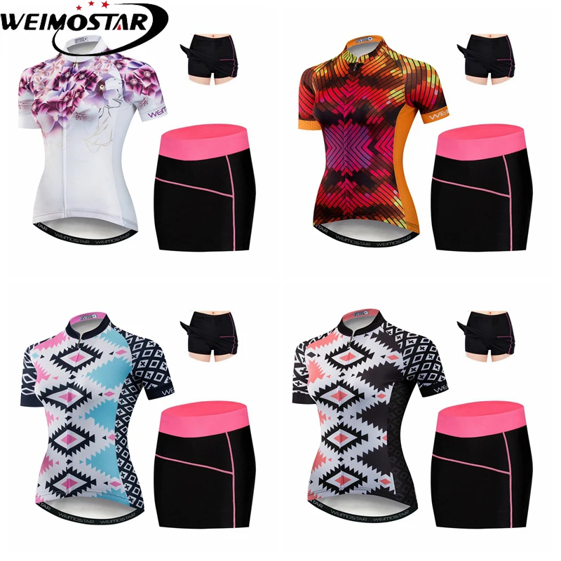 Weimostar New Women Cycling Jersey Dress Set Ropa Ciclismo/Breathable ...