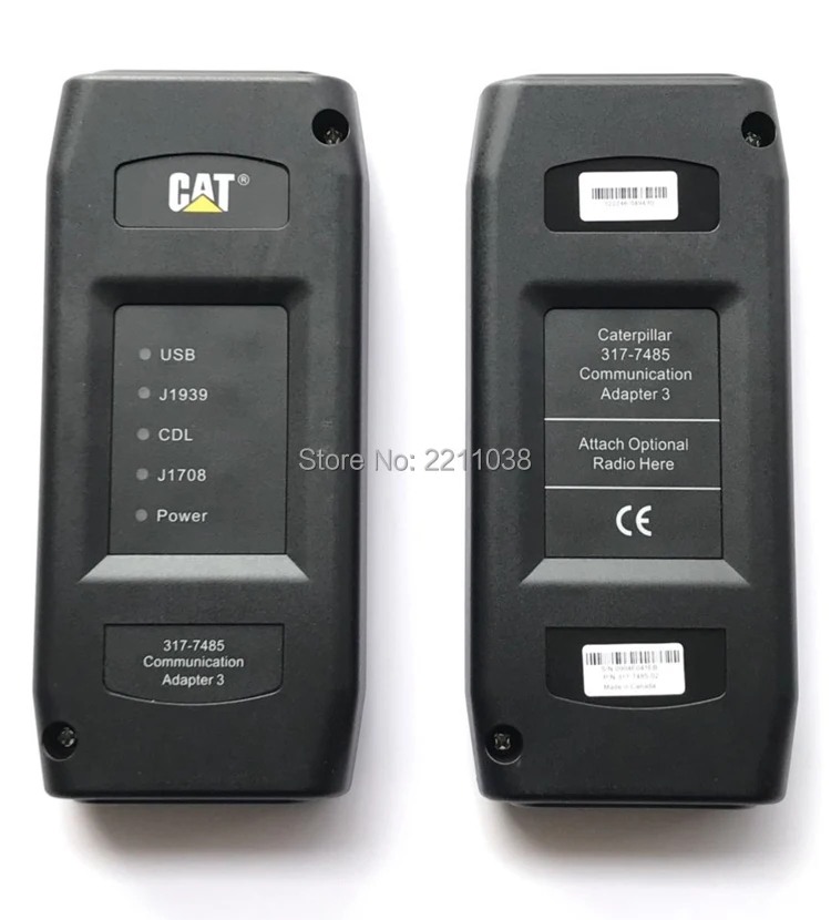 Настоящий CAT ET3 адаптер III 317-7485 2015a CAT truck диагностический инструмент CAT III Коммуникационный адаптер III CAT3 без wifi