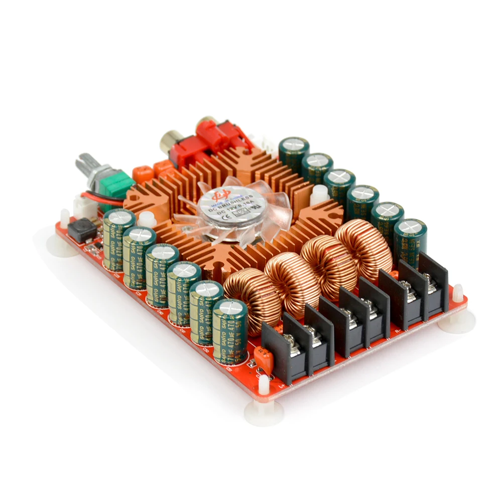 US $20.35 AIYIMA TDA7498E 160Wx2 High Power Digital Amplifier Audio Board Dual Channel Stereo Sound Speaker AMP Support BTL Mode Module
