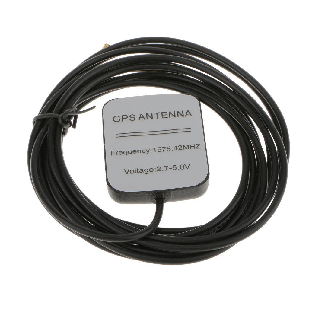  LNA Gain 1575.42MHz MCX Antenna Active Connector Cable For GPS Garmin Nuvi