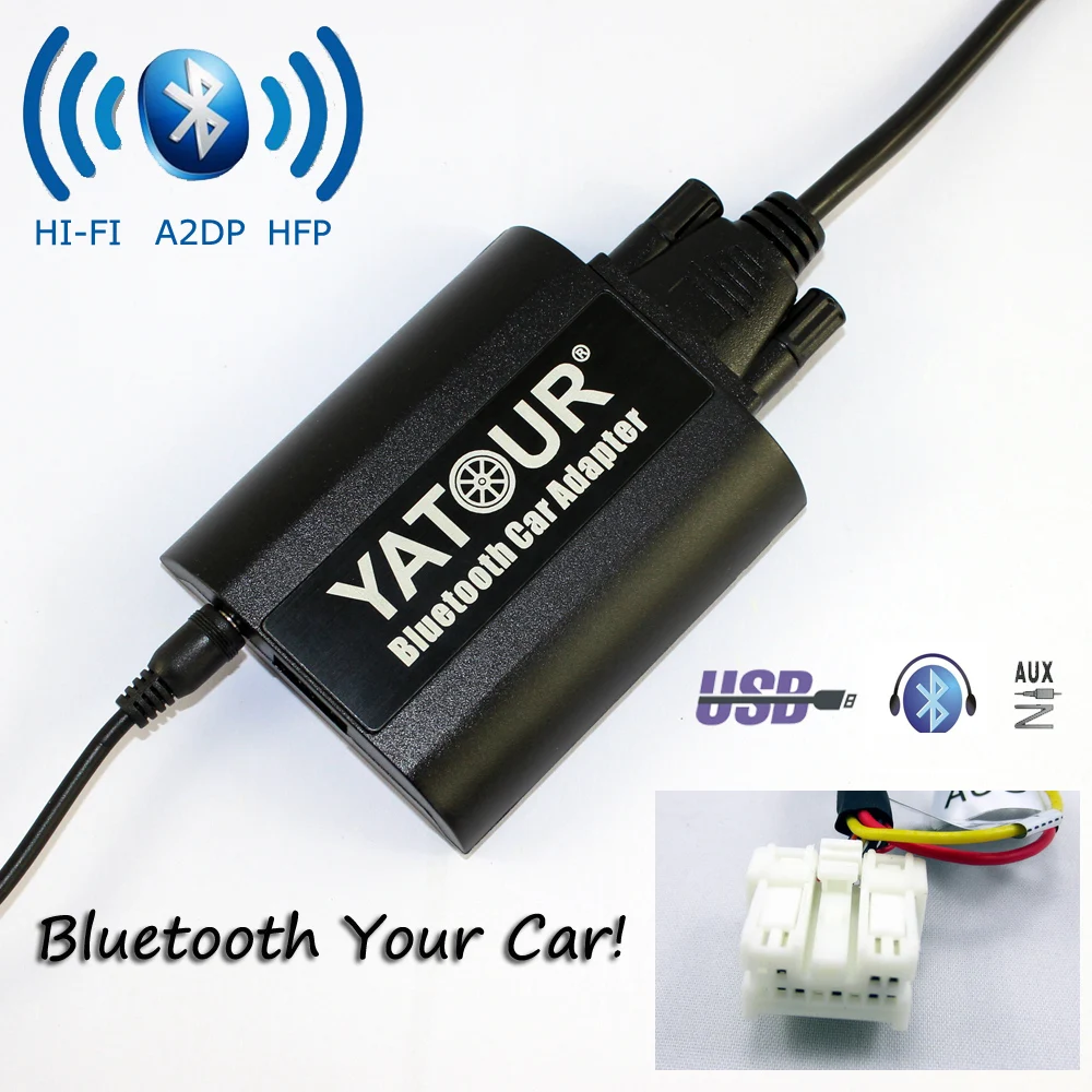 Yatour Bluetooth автомобильный адаптер для nissan/Infiniti головного устройства YT-БТА