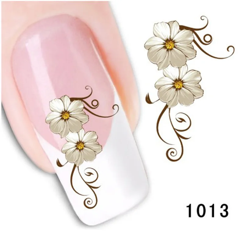 5 листов зеленые и синие цветные декоративные наклейки для ногтей|fingernail sticker|nail