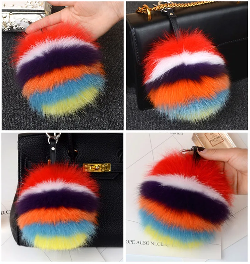 pompom charm multicolorstrips 3 0 0 0