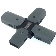 4 in1 Батарея стюард зарядная плата Зарядное устройство Адаптер hub с цифровым ЖК-дисплей Дисплей для DJI Mavic Pro Аксессуары для дрона