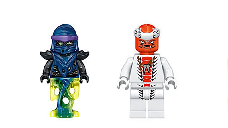 Ninjagoe Blocks 24 in 1 Ghost Evil Ninja Pythor Chop'rai Mezmo Serpentine Army Model Toys Gifts Building Blocks Kids Children