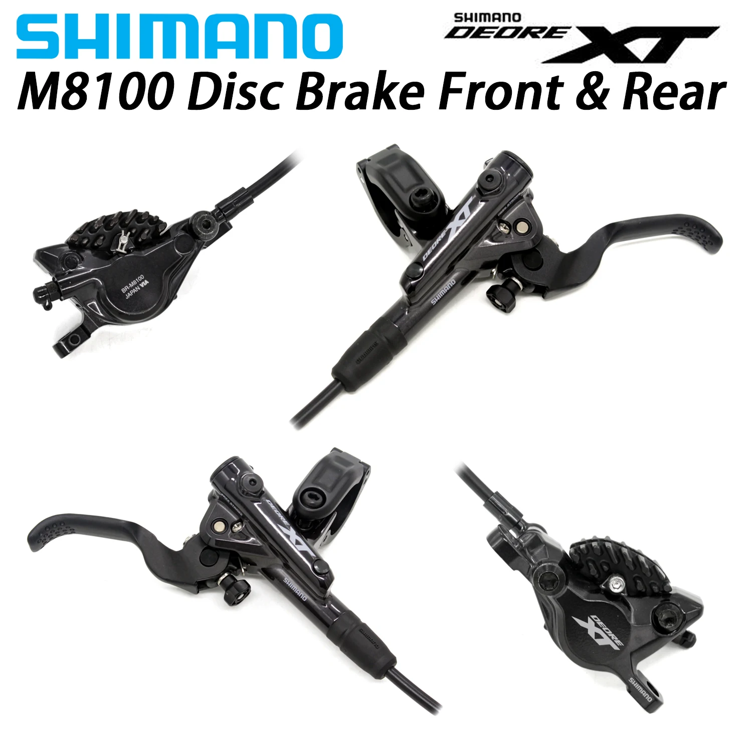 

SHIMANO XT M8100 Disc Brake Levers w/Caliper Hidraulic Disc Brake MTB ICE-TECH Left & Right