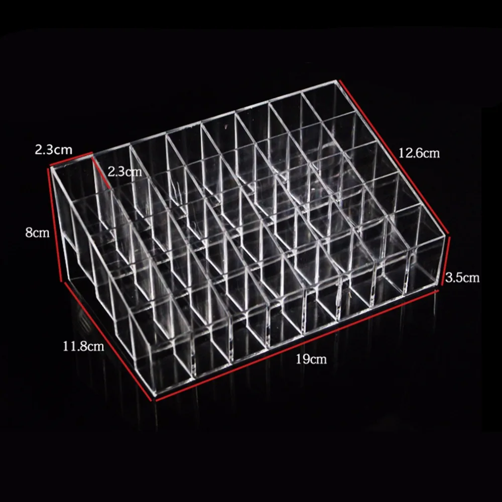 40/36/24 Сетки многофункциональный домашний Спальня губная помада Стенд Чехол косметический инструменты для макияжа Организатор Пластик коробка