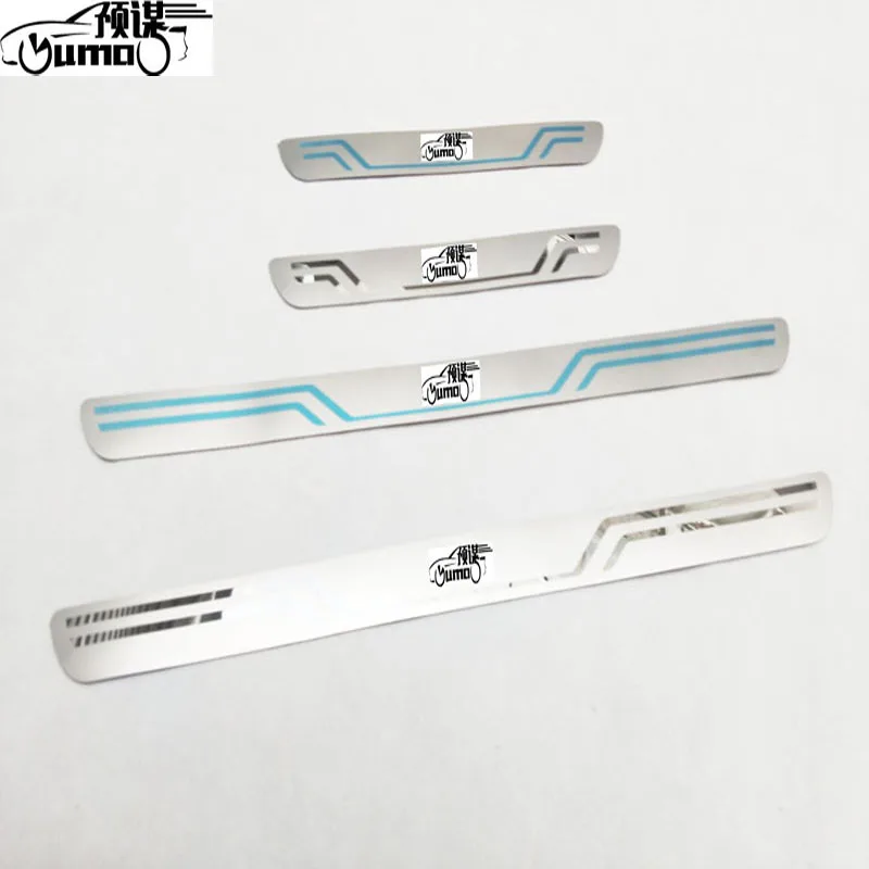 

For Seat Leon FR MK3 Door Plate Scuff Protection Sticker Car Door Sill Protector Car Styling