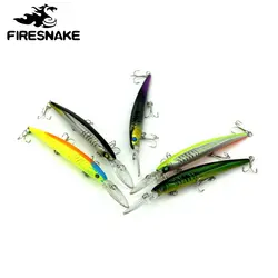 FIRESNAKE 14.5 см высокое качество речной рыбалки приманку 12.7 г озеро поток 3 крючки искусственные приманки 5 шт./лот бесплатная доставка