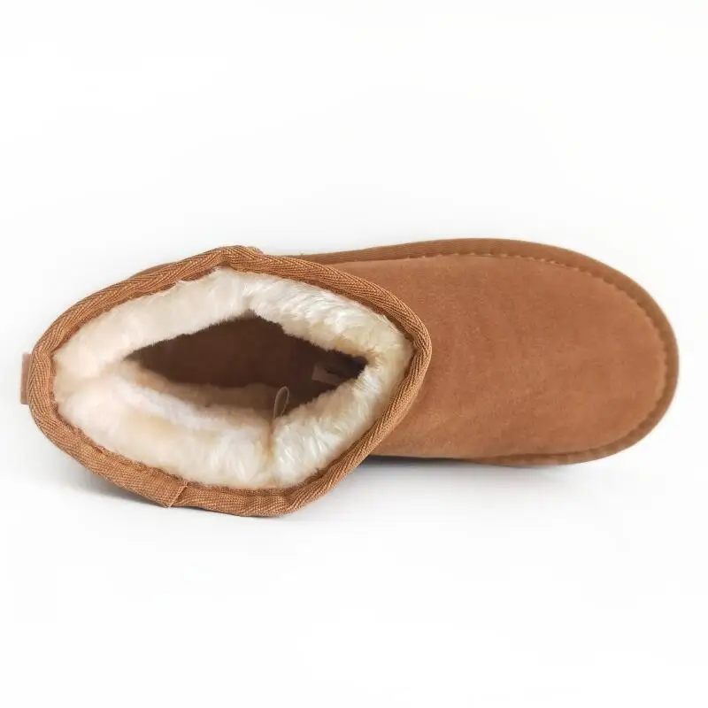 Women's Boots UG New Female Genuine Leather Australia Snow Boots ladies Low Boots Fashion Woman Winter Boots Mini Women Shoes Women's Shoes