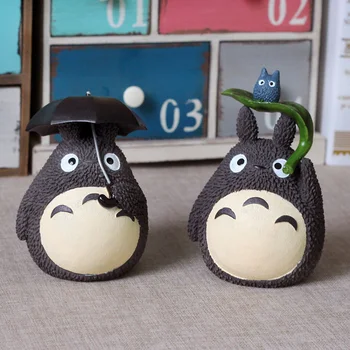 

1pcs Creative Resin Cartoon Totoro Money Boxes Multi-function Piggy Bank Coin Storage Ornaments Box Home Decorative Crafts Hot