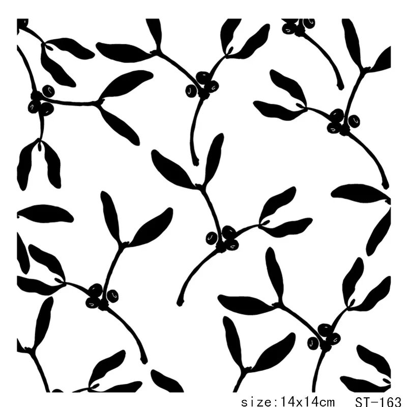 

Leaves Design Transparent Clear Stamps / Silicone Seals for DIY scrapbooking photo album/Card Making