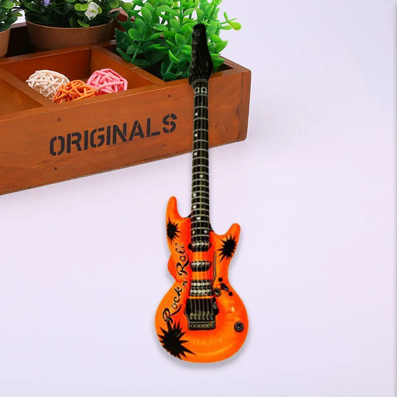 

Colorful Inflatable Guitars 20" Party Favors Rock Bulk Night out KARAOKE