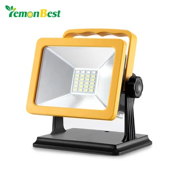 

15W Led Flood Light 24-LED Reflector Spotlight Lamp Rotate Waterproof SOS Light with Car USB Charger for Outdoor Lighting Garden