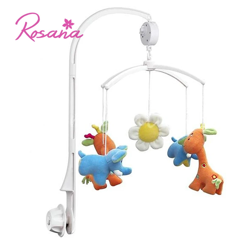 

Rosana Baby Crib Mobile Hanging Rattle Holder Stroller Crib DIY Pendant Bed Bell Bracket Set Toys for 0-24 Months Girl Boy Baby