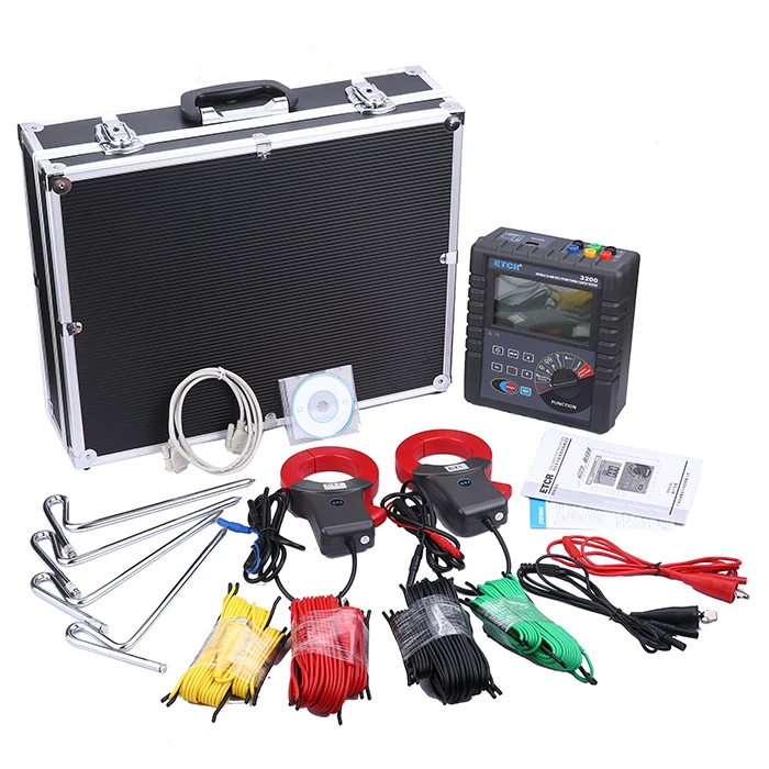 

ETCR3200 Double Clamp Earth Resistance Meter Ground Resistance Multifunction ground resistance tester Earth Resistance Tester