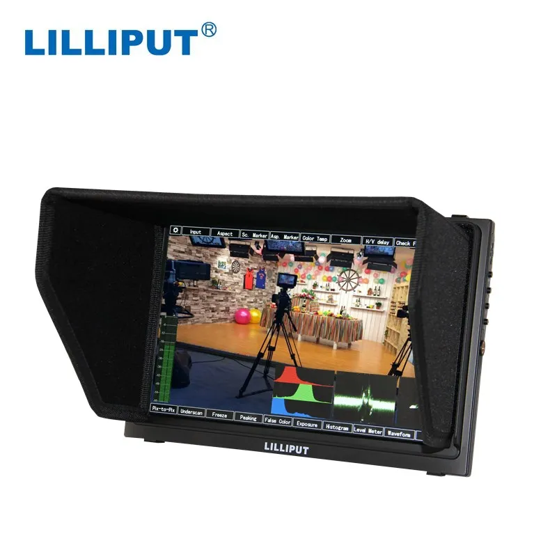Lilliput TM-1018/S 10.1" Touch Control Menu 3G-SDI HDMI Camera monitor with as histogram, waveform, vector scope