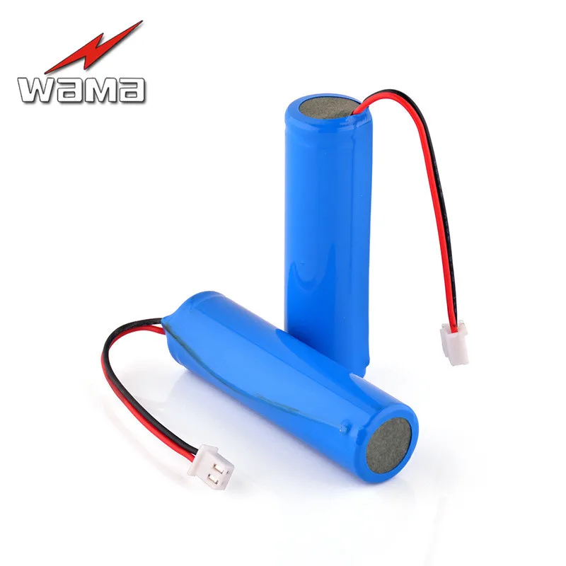 20x Wama 2600 mAh 18650 3,7 V перезаряжаемая упаковка батареек li-ion 1 S PCB защищенная для фонарика DIY динамик с fm-приемником