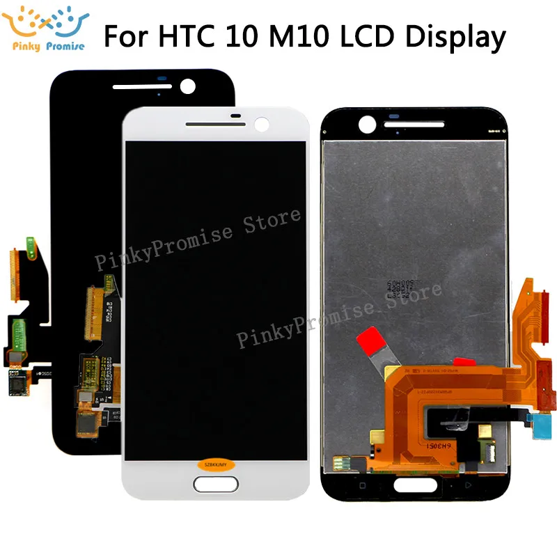 

100% tested ok For HTC M10 HTC 10 LCD Display With Touch Screen Digitizer Assembly Replacement Parts Black White best quality