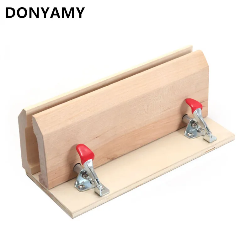 

DONYAMY Hand-Stitched Sewing Horse Leathercraft Table Pony Clamp Leather Stitching Pony Beech Wood For DIY Tools