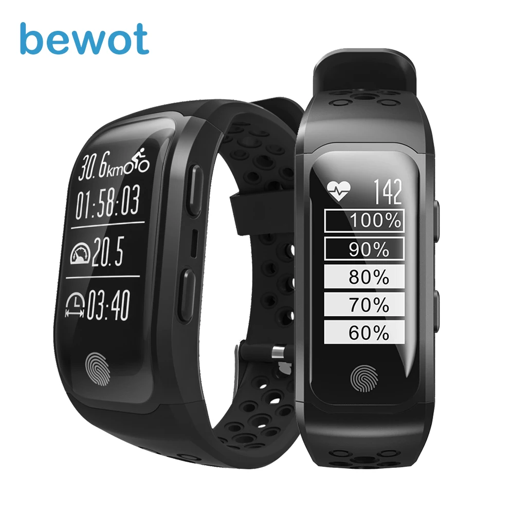 bewot GPS Smart Band Professional Waterproof Sports Band GPS Chip Multi Sports Mode Dynamic Heart Rate