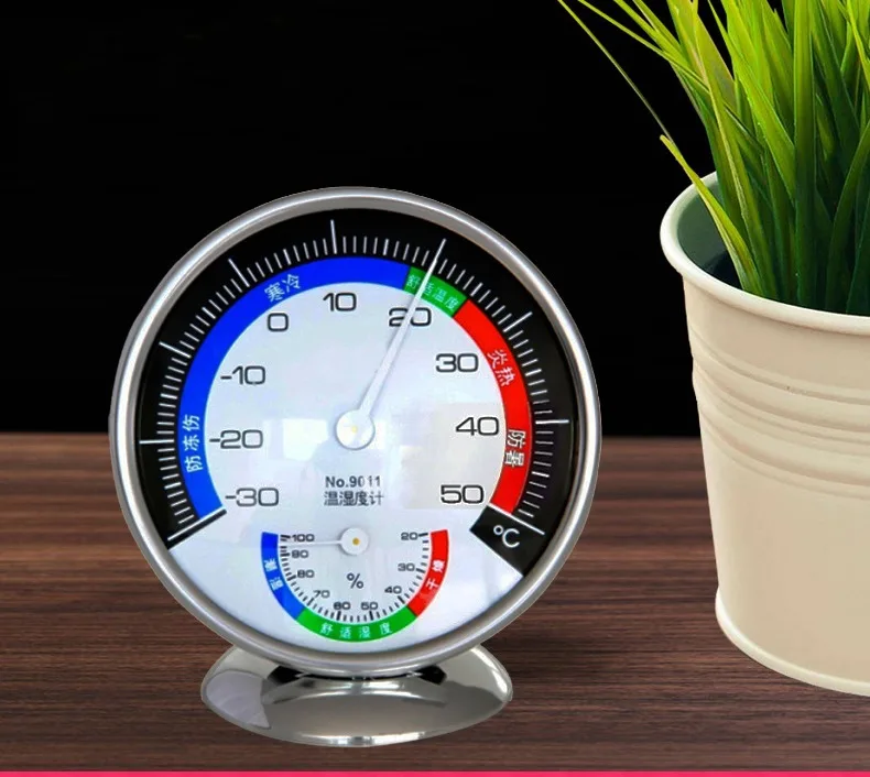 Indoor Round wet hygrometer Room thermometer High precision Baby room