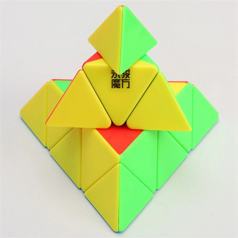 Куб Yongjun yulong, Магический кубик, Скорость Pyraminx кубики Пазлы 3x3x3 игра Пирамида Cubo magico, Обучающие Развивающие игрушки для детей подарок на день рождени