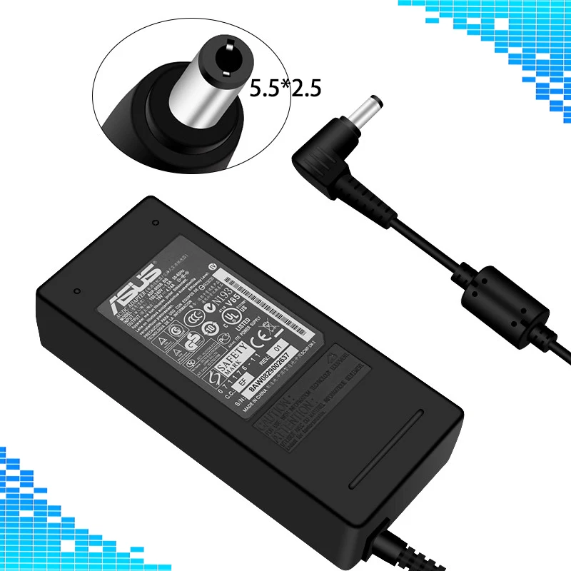 

19V 4.74A Laptop Adapter 90W 5.5*2.5mm AC Adapter Power Charger For ASUS F81SE F9 X80N F8Tr X81SE F3 Laptop Power supply