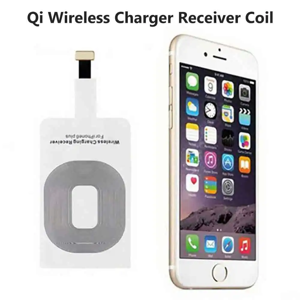 100Pcs/Lot Qi Standard Wireless Charger Charging Receiver Coil Pad For