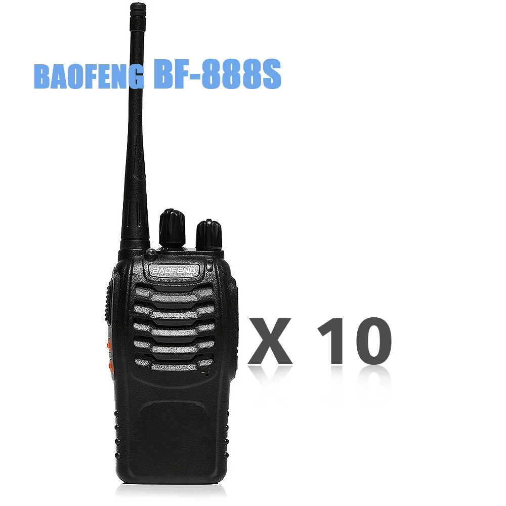10pcs multifunctionWalkie font b Talkie b font Baofeng bf 888s Two Way Radio font b Walkie