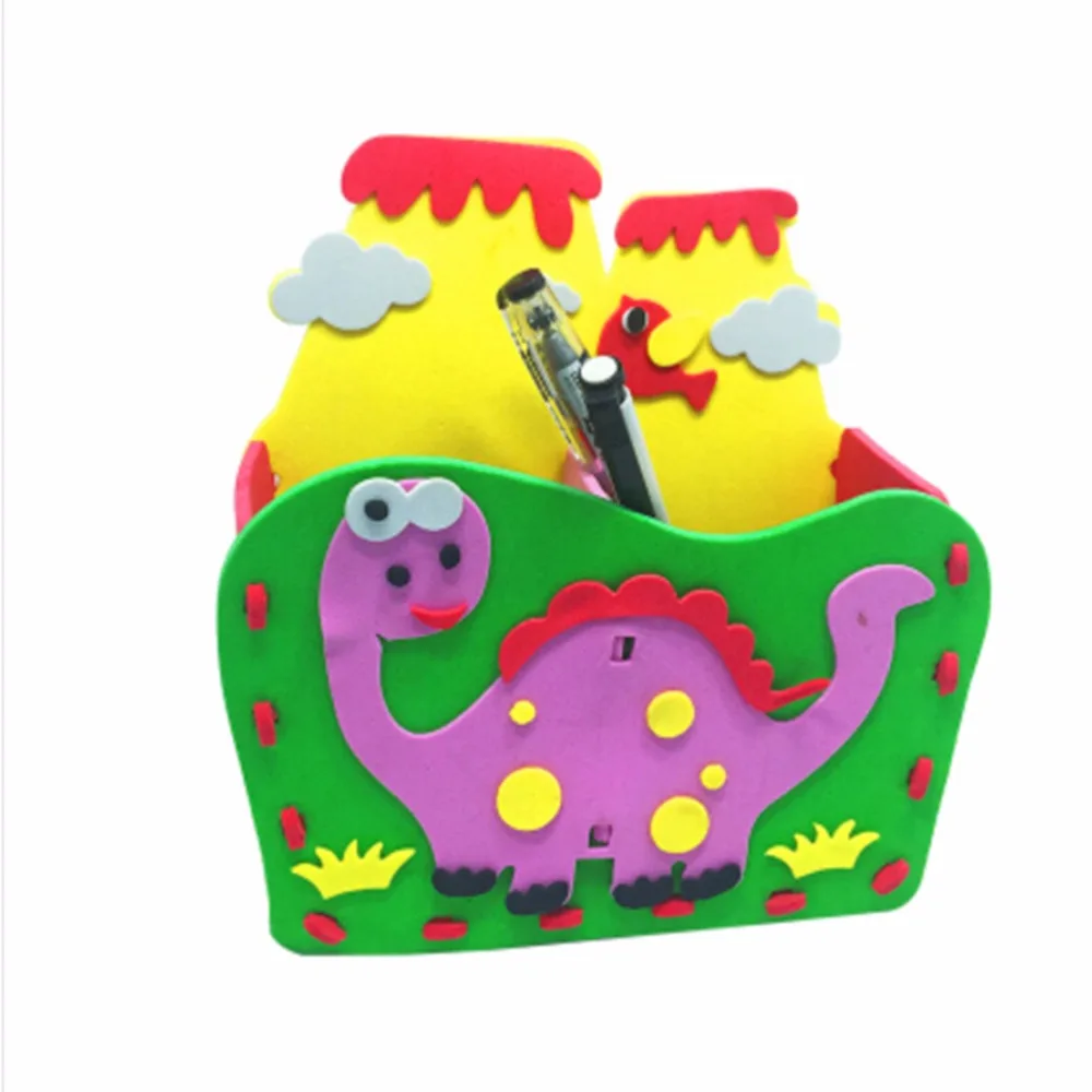 Handmade Eva Pen Holder Eva Foam Craft Kits Kids DIY ...