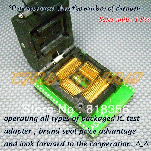 AD617 Programmer Adapter IC51-0804-819 QFP80-DIP42 Adapter/IC SOCKET/IC Test Socket цена AD617 Programmer Adapter IC51-0804-819 QFP80-DIP42 Adapter/IC SOCKET/IC Test Socket цены онлайн