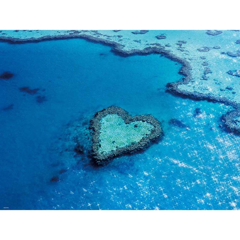 Камни в форме ромба дрель 5D DIY Алмазная вышивка Love in the sea крестиком на рисунке