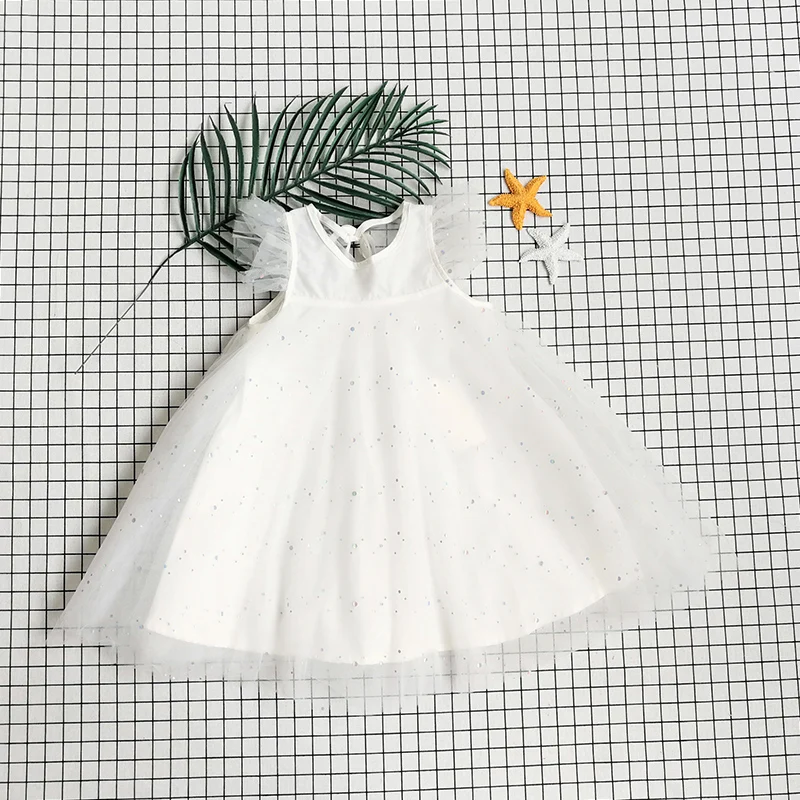 Baby Girls Dress Brand 2017 Summer dot Style Floral Print Party