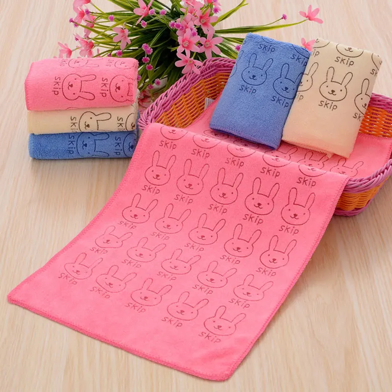 

2019 Printed Cartoon Towels for Women and Men Hand Towel Family Travel Face Party Towel Absorbent Soft Healthy Toalla Serviette