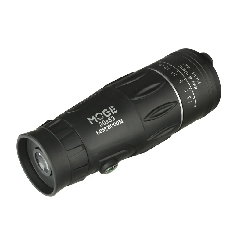 

Monocular 30X52 Powerful HD Telescope with Compass Professional Handheld Monocular Spyglass Telescope Zoom Night Vision BAK4