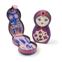 6 шт./компл. русский Долли Набор для маникюра Нержавеющая сталь Профессиональный Nail аксессуары комплект макияж глаз инструмент