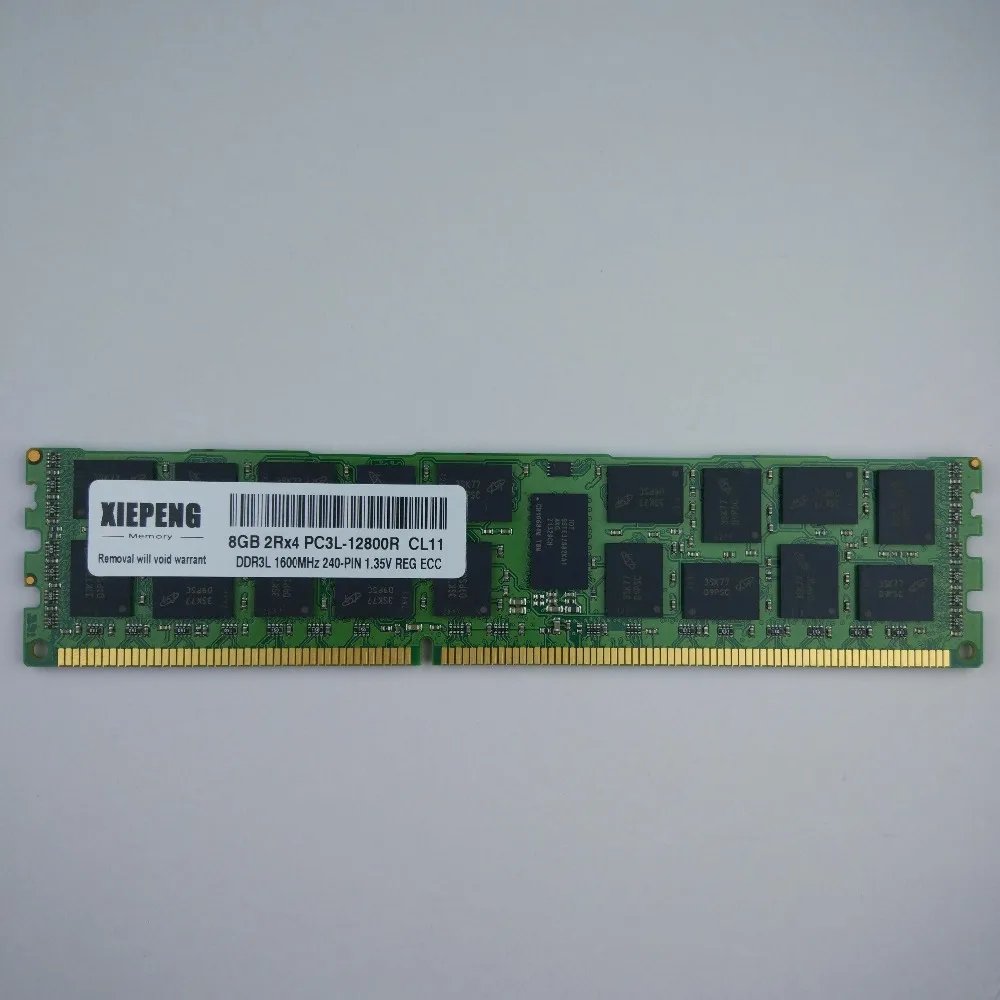 Серверная память для HP ProLiant DL380e BL420c DL380p Gen 8 16 ГБ 2Rx4 PC3 12800R 1600 МГц REG ECC DDR3 1333 10600E