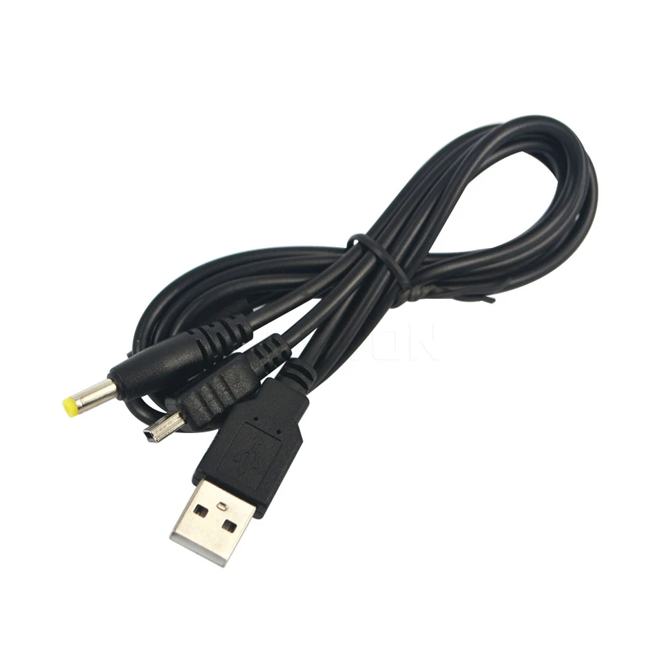 Kebidu 2 в 1 USB кабель для передачи данных+ кабель для зарядного устройства для psp 2000 3000 игровые аксессуары