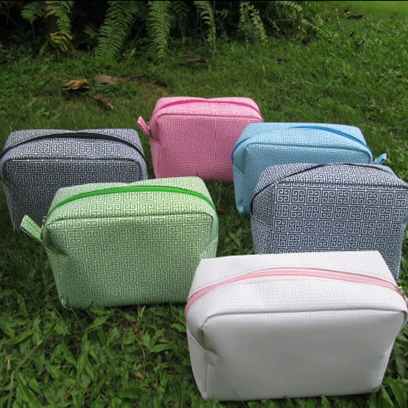 Wholesale Greek Key Makeup Bag Cosmetic Bag Clutch Cases