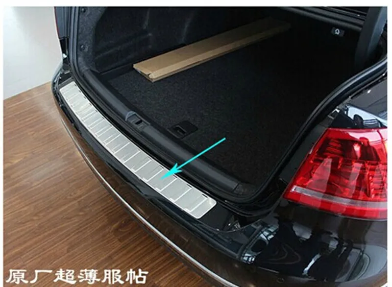 Высокое качество задний порог бампер автомобиля протектор из нержавеющей стали Стайлинг для 2011-2013 Volkswagen VW Passat B7